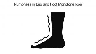 Numbness In Leg And Foot Monotone Icon In Powerpoint Pptx Png And Editable Eps Format
