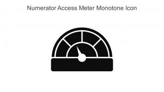 Numerator Access Meter Monotone Icon In Powerpoint Pptx Png And Editable Eps Format