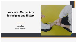 Nunchaku Martial Arts Techniques And History PPT Guidelines AT