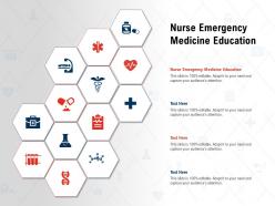 Nurse emergency medicine education ppt powerpoint presentation infographic template