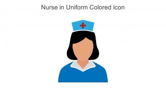 Nurse In Uniform Colored Icon In Powerpoint Pptx Png And Editable Eps Format