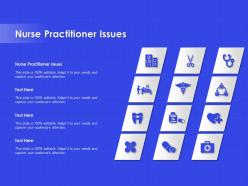 Nurse practitioner issues ppt powerpoint presentation gallery graphic images