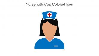 Nurse With Cap Colored Icon In Powerpoint Pptx Png And Editable Eps Format
