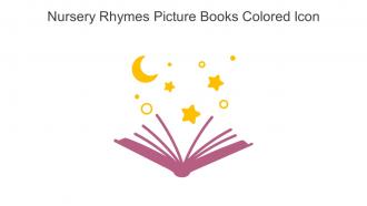 Nursery Rhymes Picture Books Colored Icon In Powerpoint Pptx Png And Editable Eps Format