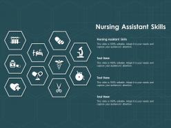 Nursing assistant skills ppt powerpoint presentation slides aids