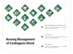 Nursing management of cardiogenic shock ppt powerpoint presentation gallery