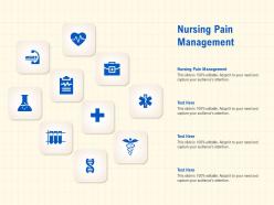 Nursing pain management ppt powerpoint presentation file layout