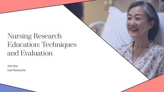 Nursing Research Education Techniques And Evaluation PPT Information AT
