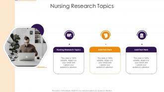 Nursing Research Topics In Powerpoint And Google Slides Cpb