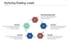 Nurturing existing leads ppt powerpoint presentation gallery example topics cpb