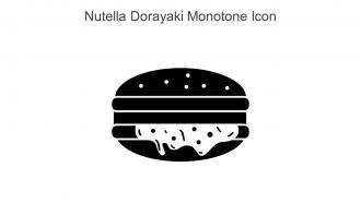 Nutella Dorayaki Monotone Icon In Powerpoint Pptx Png And Editable Eps Format
