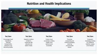 Nutrition And Health Implications Local Diet PPT PowerPoint ACP