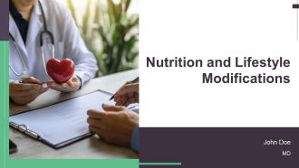 Nutrition And Lifestyle Modifications PPT Sample AT