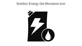 Nutrition Energy Gel Monotone Icon In Powerpoint Pptx Png And Editable Eps Format