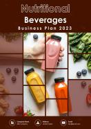 Nutritional Beverages Business Plan Pdf Word Document