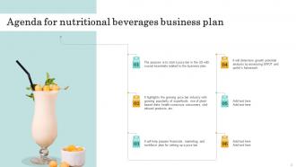Nutritional Beverages Business Plan Powerpoint Presentation Slides Professionally Compatible