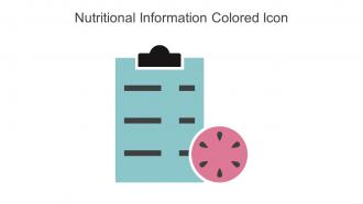 Nutritional Information Colored Icon In Powerpoint Pptx Png And Editable Eps Format