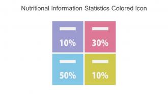 Nutritional Information Statistics Colored Icon In Powerpoint Pptx Png And Editable Eps Format