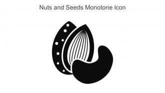 Nuts And Seeds Monotone Icon In Powerpoint Pptx Png And Editable Eps Format