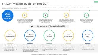NVIDIA Maxine Audio AI Based Video Conferencing Software For Virtual Collaboration AI SS V