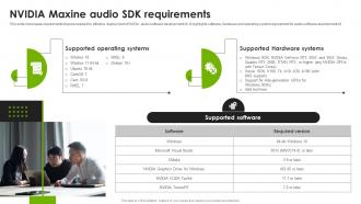 NVIDIA Maxine Audio SDK Requirements Improve Human Connections AI SS V