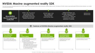 NVIDIA Maxine Augmented Reality SDK Improve Human Connections AI SS V