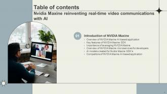 Nvidia Maxine Reinventing Real Time Video Communications With AI Powerpoint Presentation Slides AI CD V Attractive Aesthatic