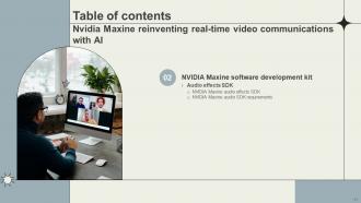 Nvidia Maxine Reinventing Real Time Video Communications With AI Powerpoint Presentation Slides AI CD V Slides Engaging