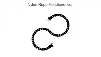 Nylon Rope Monotone Icon In Powerpoint Pptx Png And Editable Eps Format