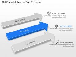 Oa 3d parallel arrow for process powerpoint template