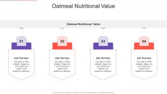 Oatmeal Nutritional Value In Powerpoint And Google Slides Cpb