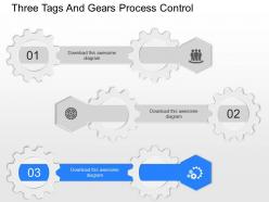 Ob three tags and gears process control powerpoint template