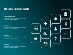 Obesity clinical trials ppt powerpoint presentation professional icons