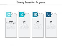 Obesity prevention programs ppt powerpoint presentation layouts rules cpb