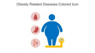 Obesity Related Diseases Colored Icon In Powerpoint Pptx Png And Editable Eps Format