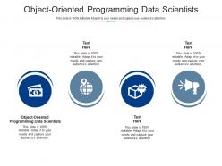 Object oriented programming data scientists ppt powerpoint presentation ideas aids cpb