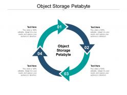 Object storage petabyte ppt powerpoint presentation slides file formats cpb