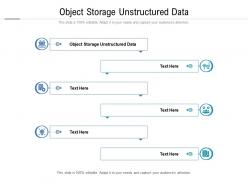 Object storage unstructured data ppt powerpoint presentation outline graphics download cpb