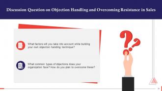 Objection Handling And Overcoming Resistance In Sales Training Ppt Researched