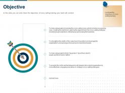 Objective business ppt powerpoint presentation gallery designs download