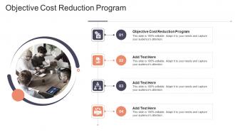 Objective Cost Reduction Program In Powerpoint And Google Slides Cpb