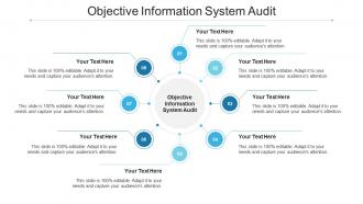 Objective information system audit ppt powerpoint presentation gallery diagrams cpb