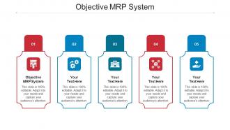 Objective Mrp System Ppt Powerpoint Presentation Layouts Model Cpb