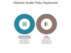Objective quality policy deployment ppt powerpoint presentation infographic template format ideas cpb