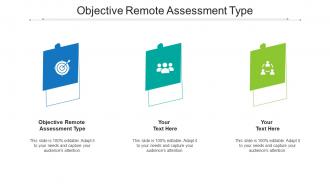 Objective Remote Assessment Type Ppt Powerpoint Presentation Model Templates Cpb