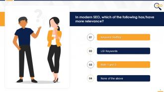 Objective Type Questions Around Keyword Research In SEO Edu Ppt