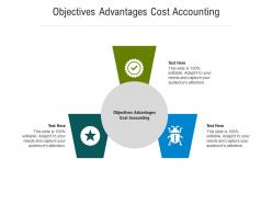 Objectives advantages cost accounting ppt powerpoint presentation slides background cpb