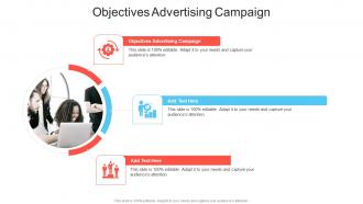 Objectives Advertising Campaign In Powerpoint And Google Slides Cpb