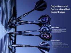 Objectives and deliverables dart board image