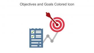 Objectives And Goals Colored Icon In Powerpoint Pptx Png And Editable Eps Format